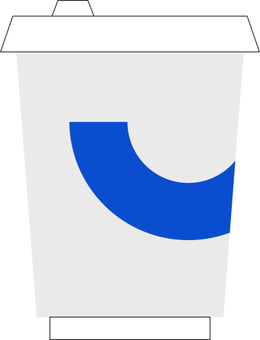 Kaffee-pappbecher mit logo PNG, SVG