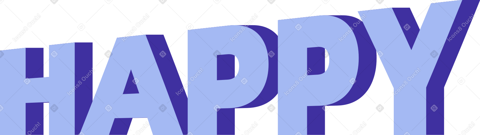 надпись счастливый текст в PNG, SVG