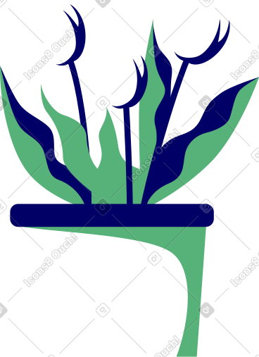 花盆里的花 PNG, SVG