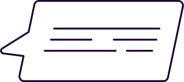 Fumetto rettangolare con un testo PNG, SVG