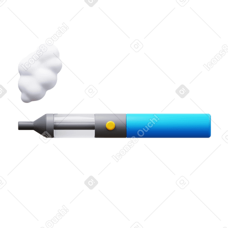 3D electronic cigarette PNG, SVG