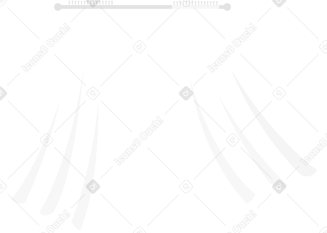 curtain waving Illustration in PNG, SVG