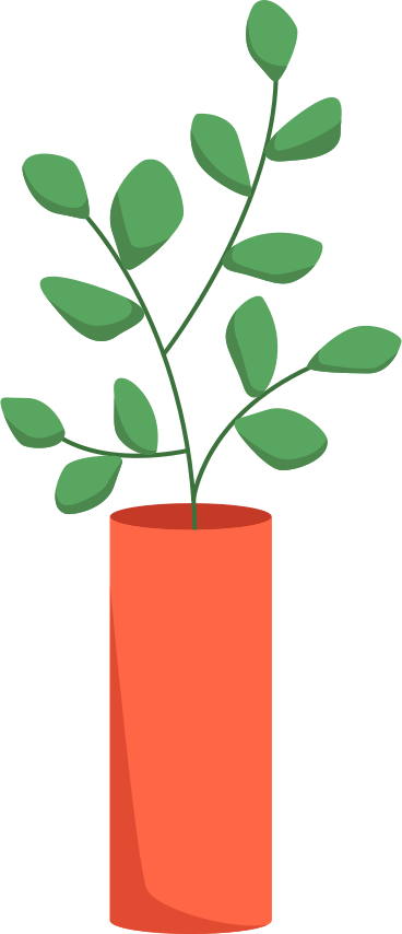 flowers in the pot PNG, SVG