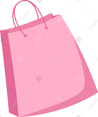 розовая сумка в PNG, SVG