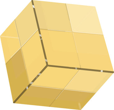 small glass cube PNG, SVG