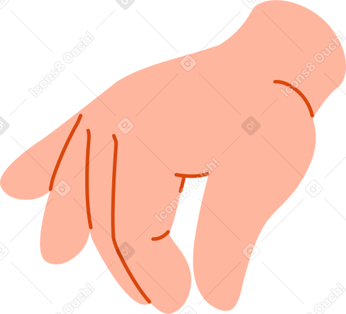 hand holding something with two fingers PNG, SVG