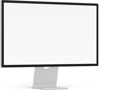 side view computer monitor PNG, SVG