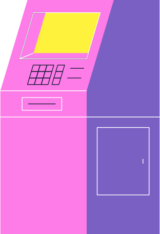 cash machine Illustration in PNG, SVG