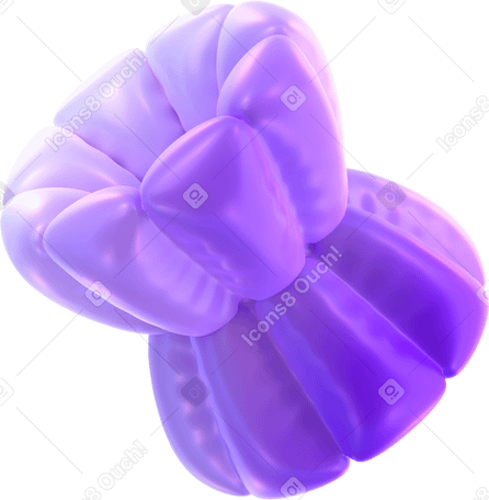 3D inflated figure PNG, SVG