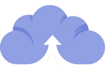 cloud with an arrow inside PNG, SVG