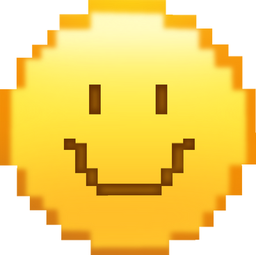 pixel smiley в PNG, SVG