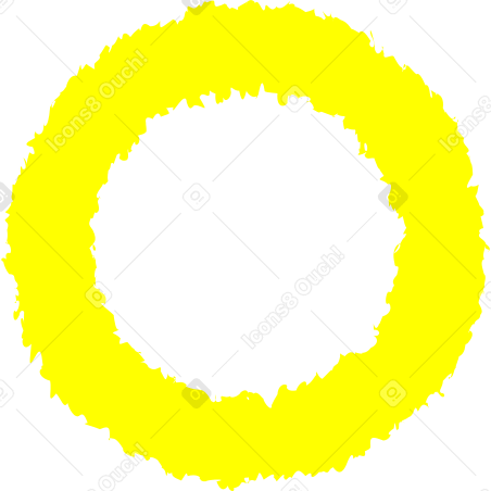 ring yellow PNG, SVG