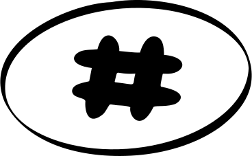 hashtag PNG, SVG