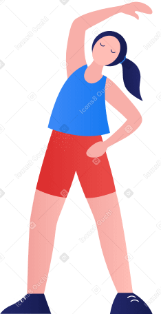 Mujer haciendo ejercicios PNG, SVG