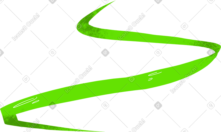 green decorative line PNG, SVG