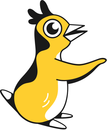 yellow bird PNG, SVG