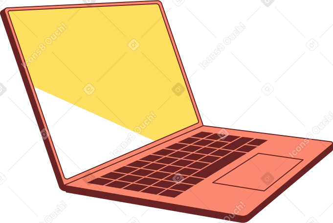 empty laptop PNG, SVG