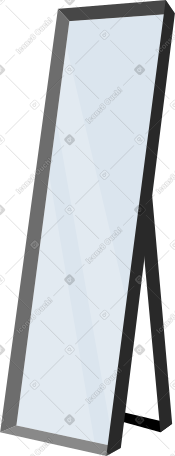 floor rectangular mirror PNG, SVG