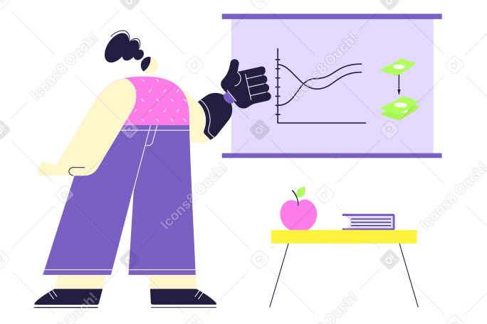 Financial literacy Illustration in PNG, SVG