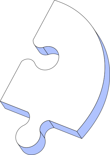 piece of head puzzle PNG, SVG