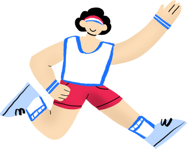 person running in sportswear PNG, SVG