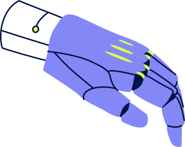 left robot hand PNG, SVG