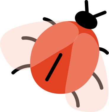 red ladybug PNG, SVG