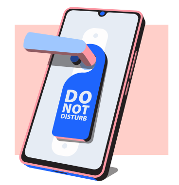 Personal data protection on phone PNG, SVG