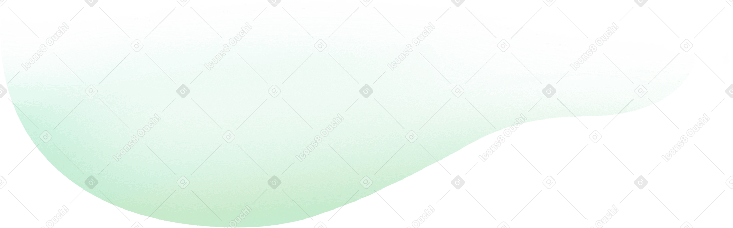 Forma arrotondata verde trasparente PNG, SVG