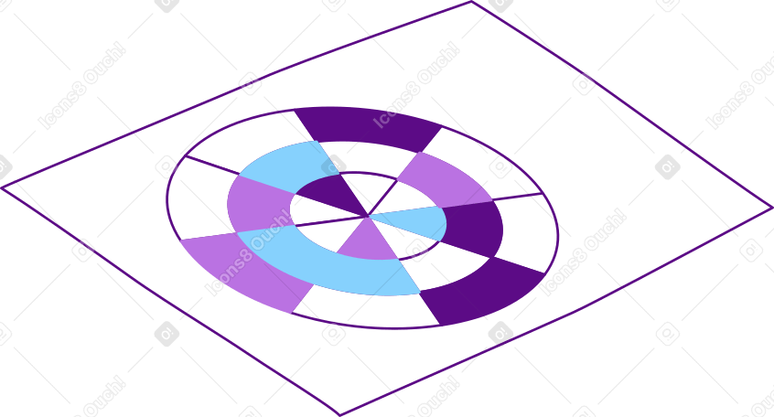 лист цветового круга в PNG, SVG