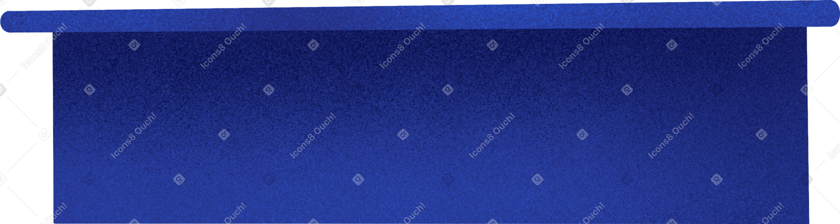 blue rectangular table PNG, SVG