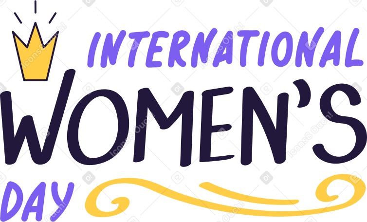 international women day Illustration in PNG, SVG