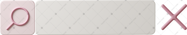 Pink search bar PNG, SVG