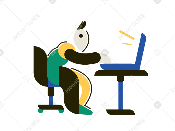 Programmer Illustration in PNG, SVG