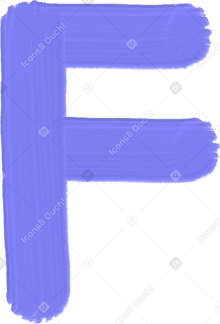 purple letter f PNG, SVG