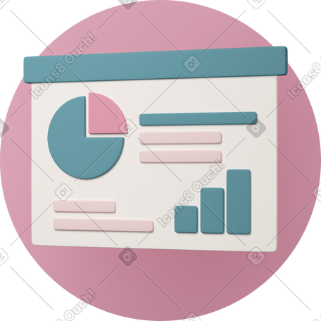 3D statistics window PNG, SVG