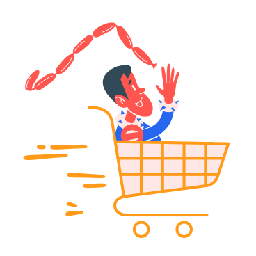 Grocery shopping PNG, SVG