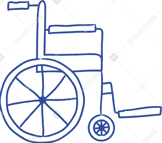 инвалидное кресло в PNG, SVG