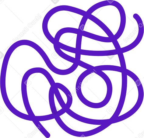 tangle of lines PNG, SVG