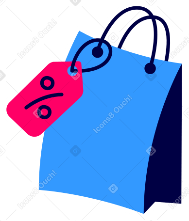 pacote de compras PNG, SVG