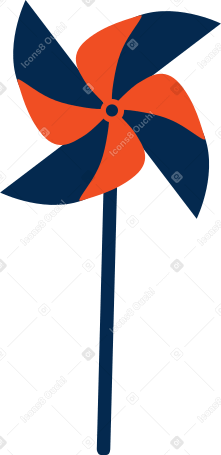 paper pinwheel PNG, SVG