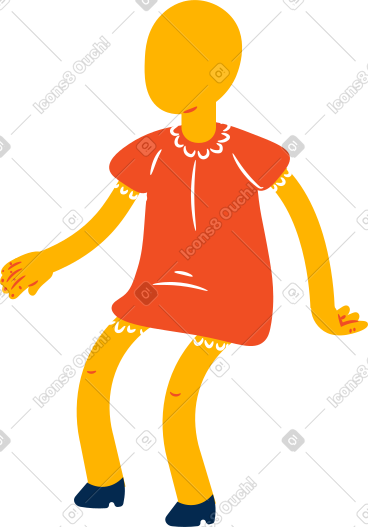 Girl sitting PNG, SVG