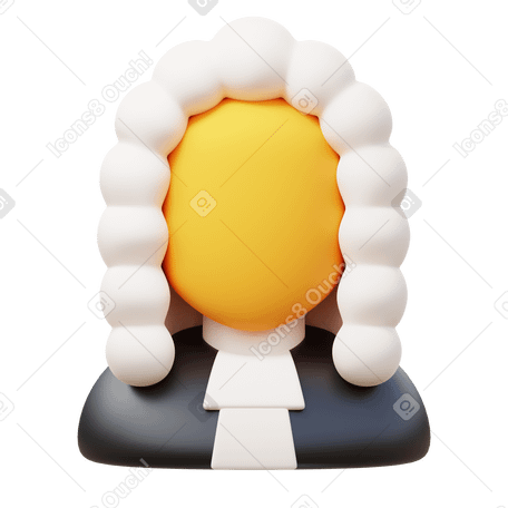 3D judge PNG, SVG