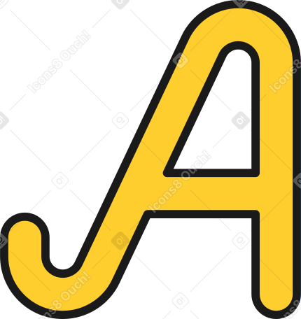 uppercase letter a PNG, SVG