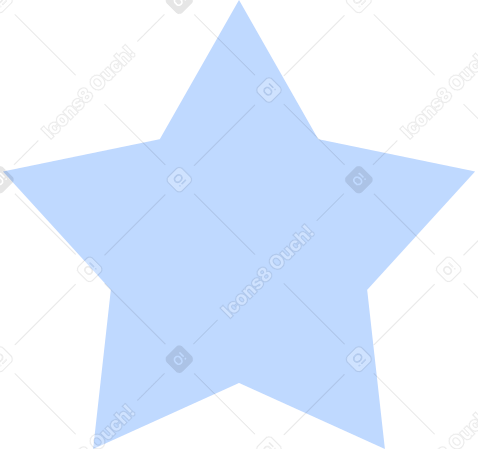 blue star PNG、SVG