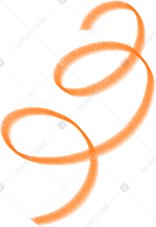 orange spiral Illustration in PNG, SVG