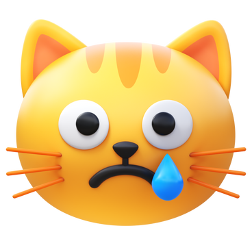crying cat PNG、SVG