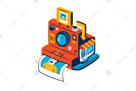 Camera Access Illustration in PNG, SVG