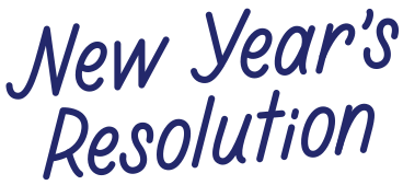 lettering new year's resolution PNG, SVG