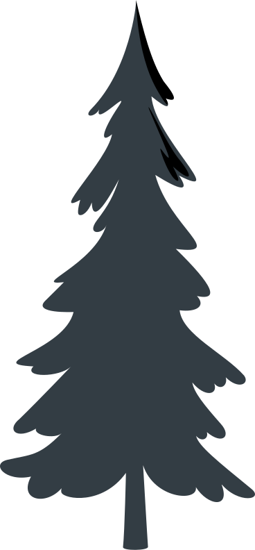 dark gray tree PNG, SVG